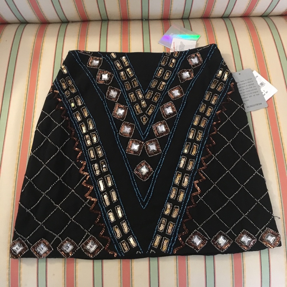 Missguided Beaded mini skirt from Nordstrom. 2